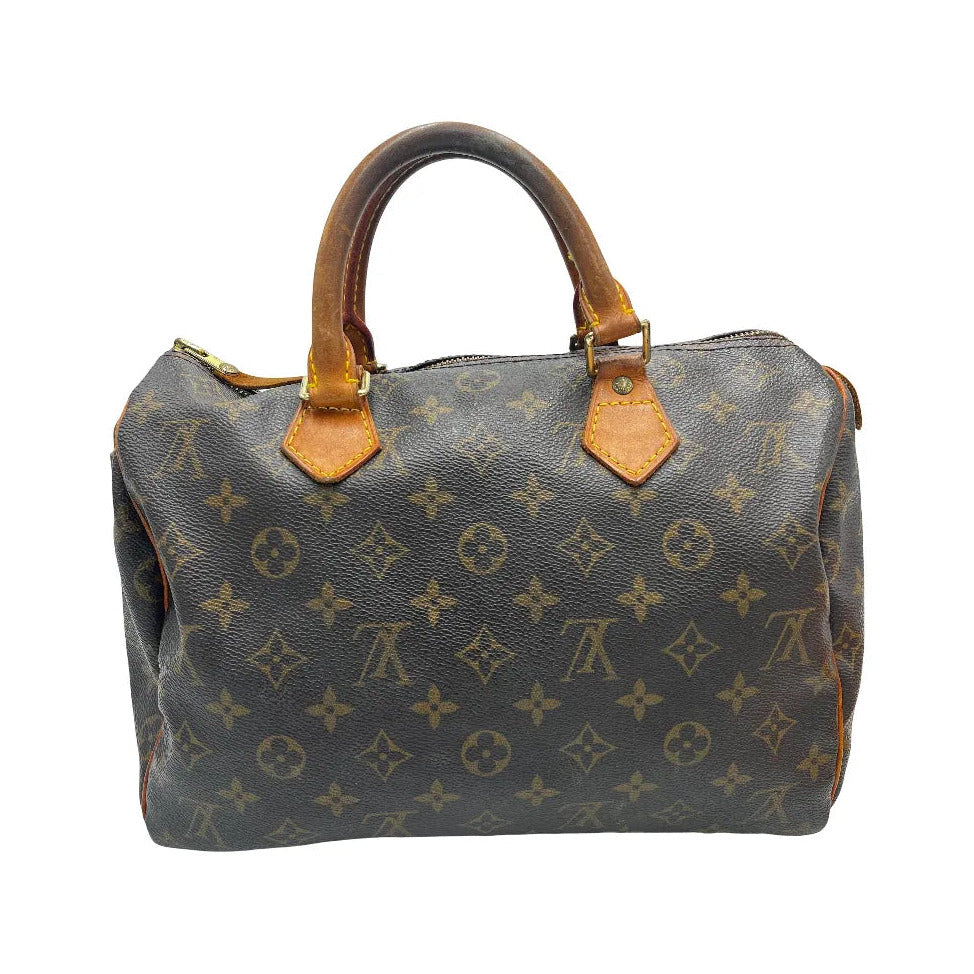 Louis Vuitton Speedy Monogram Canvas, Brown, Canvas, Handbag