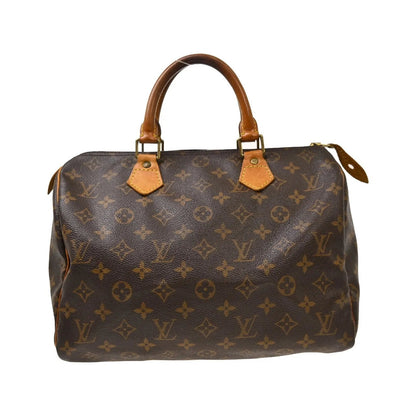 Louis Vuitton Speedy Monogram Canvas, Brown, Canvas, Handbag