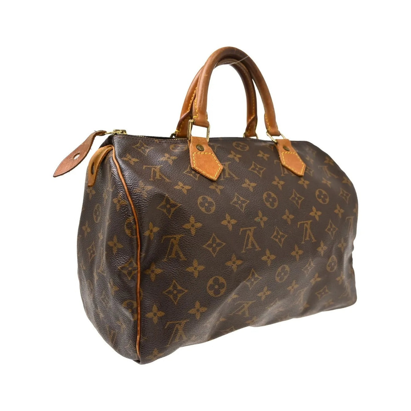 Louis Vuitton Speedy Monogram Canvas, Brown, Canvas, Handbag