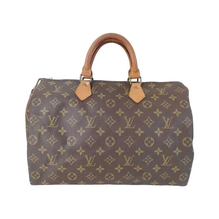 Louis Vuitton Speedy Monogram Canvas, Brown, Canvas, Handbag