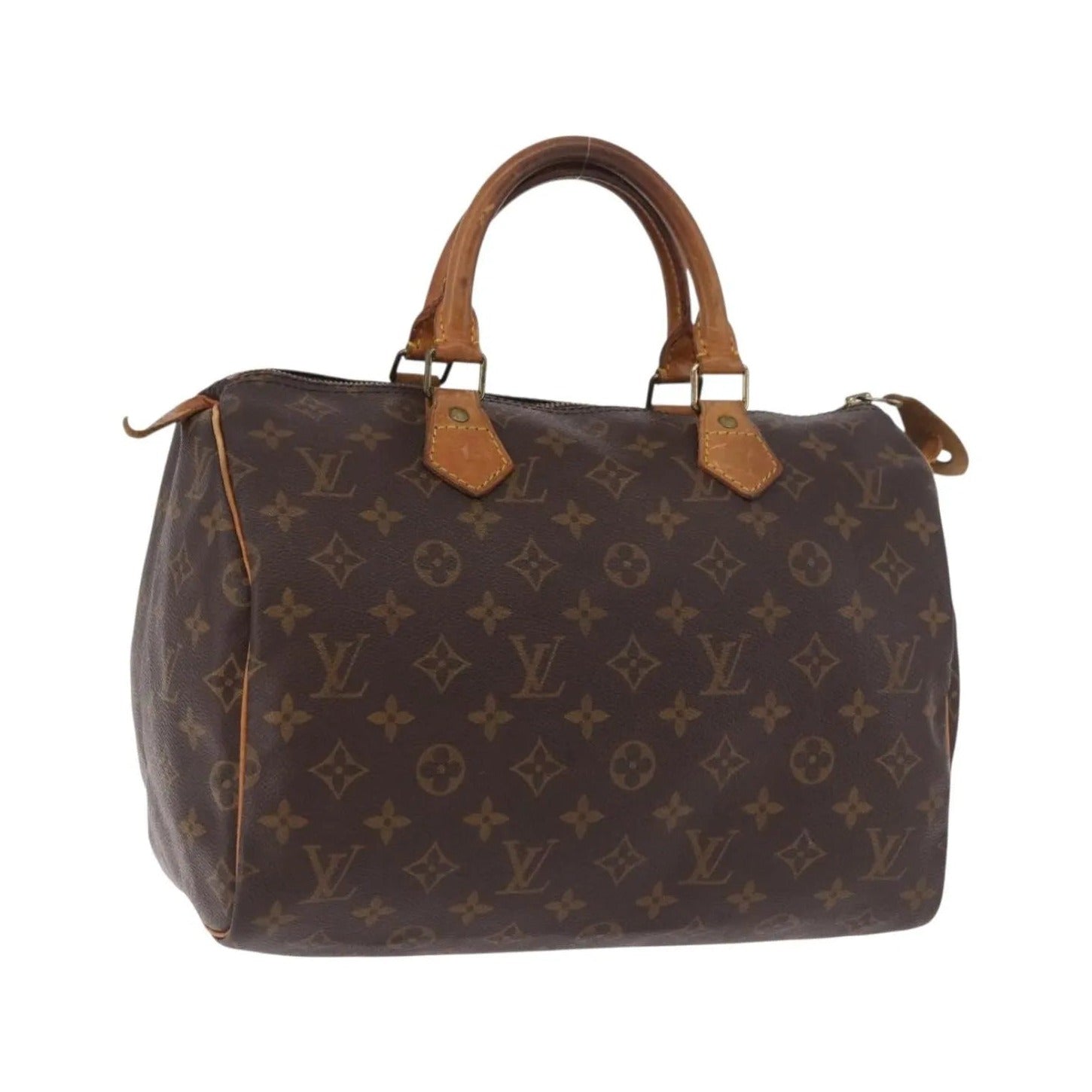 Louis Vuitton Speedy Monogram Canvas, Brown, Canvas, Handbag