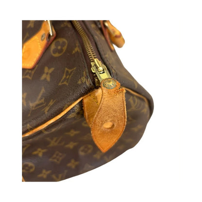 Louis Vuitton Speedy Monogram Canvas, Brown, Canvas, Handbag