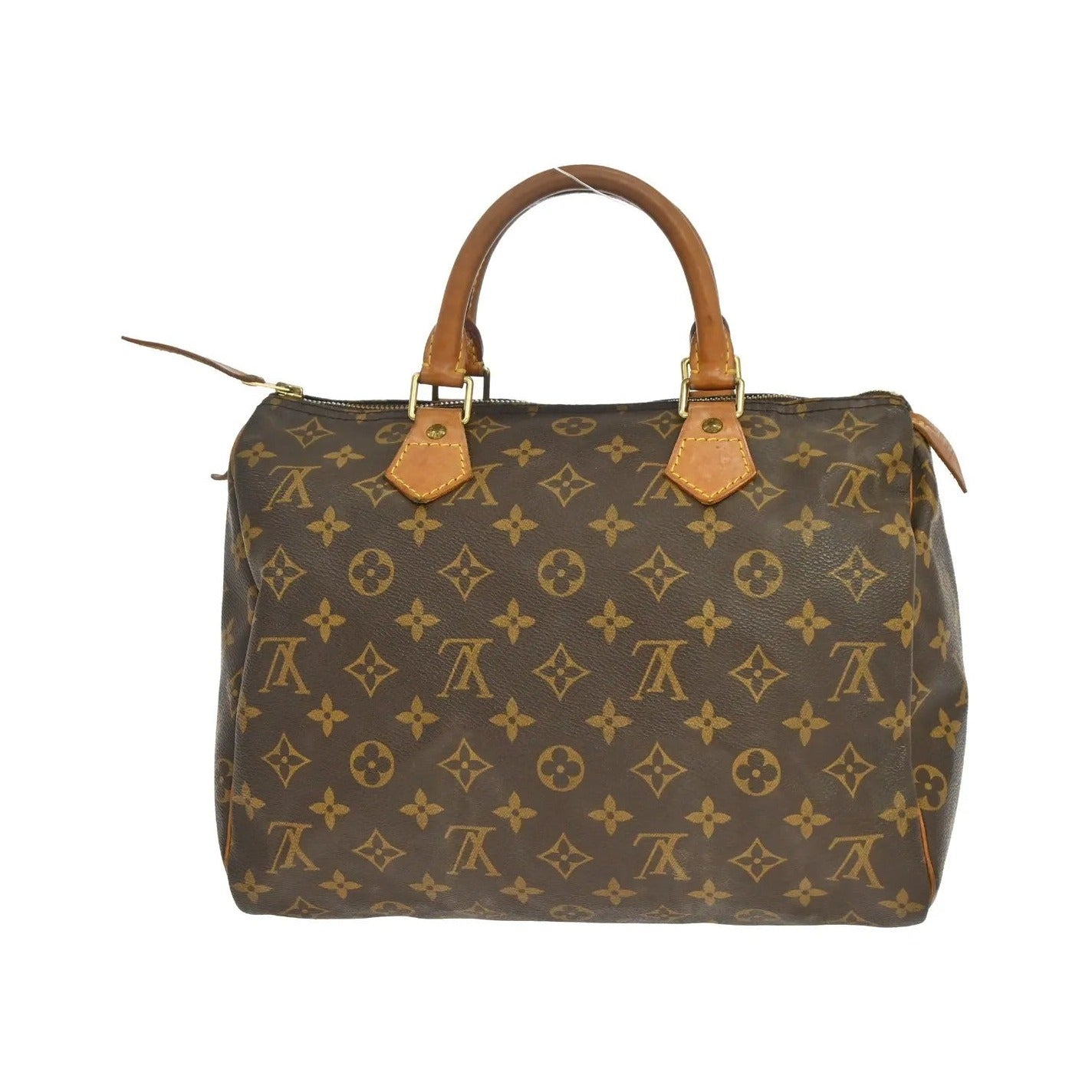 Louis Vuitton Speedy Monogram Canvas, Brown, Canvas, Handbag