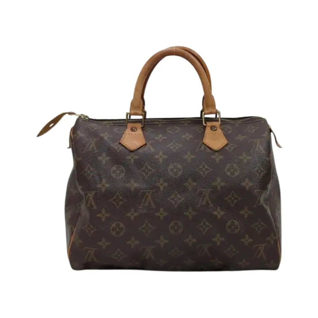 Louis Vuitton Speedy Monogram Canvas, Brown, Canvas, Handbag