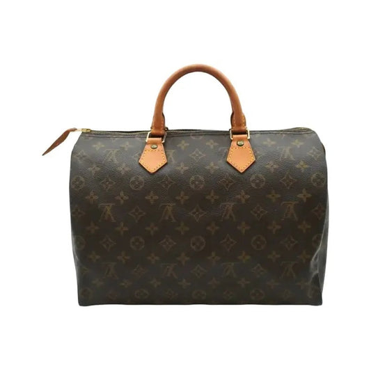 Louis Vuitton Speedy Monogram Canvas, Brown, Canvas, Handbag