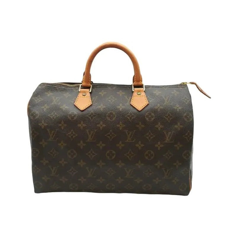 Louis Vuitton Speedy Monogram Canvas, Brown, Canvas, Handbag