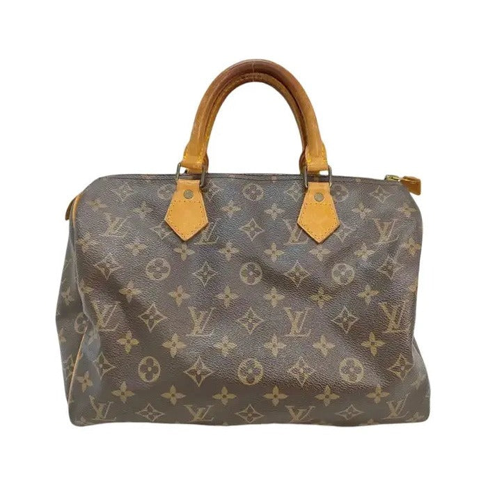 Louis Vuitton Speedy Monogram Canvas, Brown, Canvas, Handbag