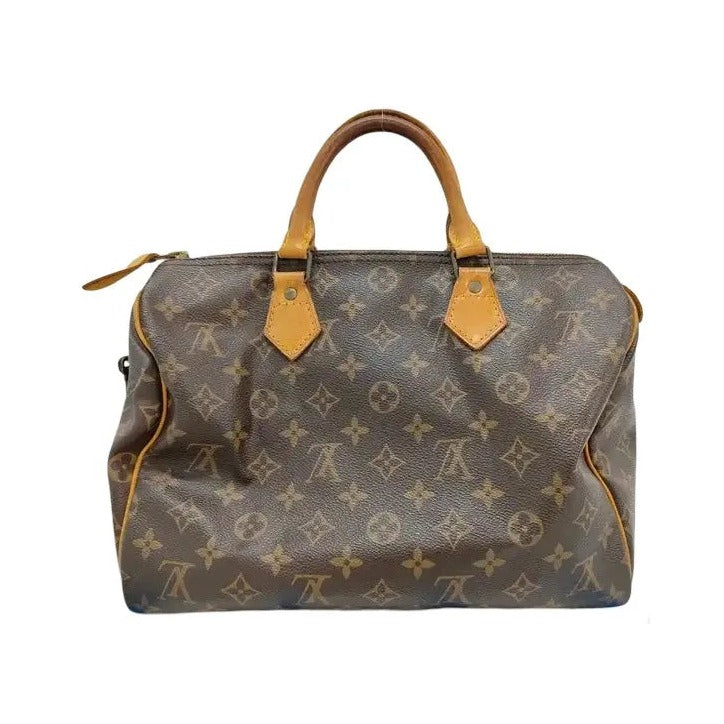 Louis Vuitton Speedy Monogram Canvas, Brown, Canvas, Handbag