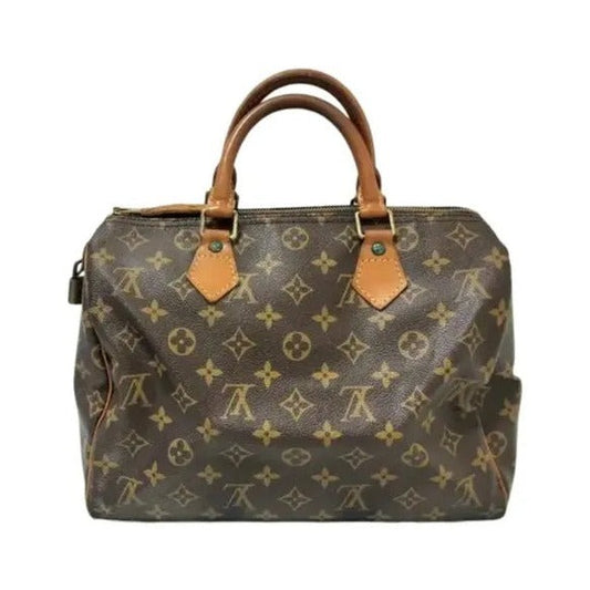 Louis Vuitton Speedy Monogram Canvas, Brown, Canvas, Handbag