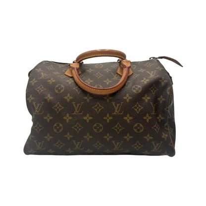 Louis Vuitton Speedy Monogram Canvas, Brown, Canvas, Handbag