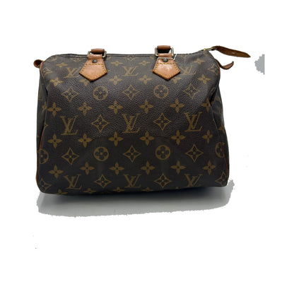 Louis Vuitton Speedy Monogram Canvas, Brown, Canvas, Handbag