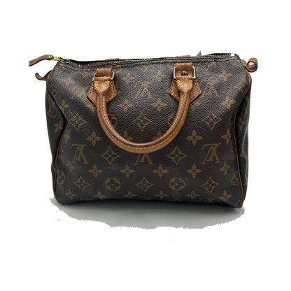 Louis Vuitton Speedy Monogram Canvas, Brown, Canvas, Handbag
