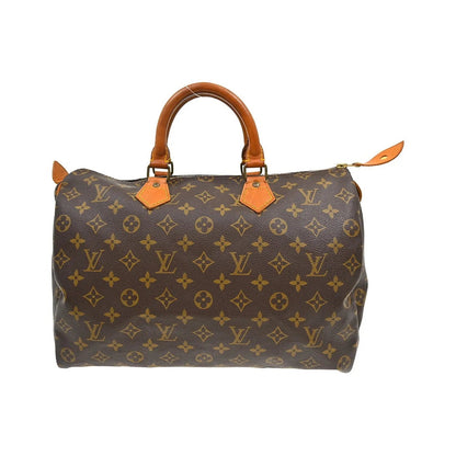 Louis Vuitton Speedy Monogram Canvas, Brown, Canvas, Handbag