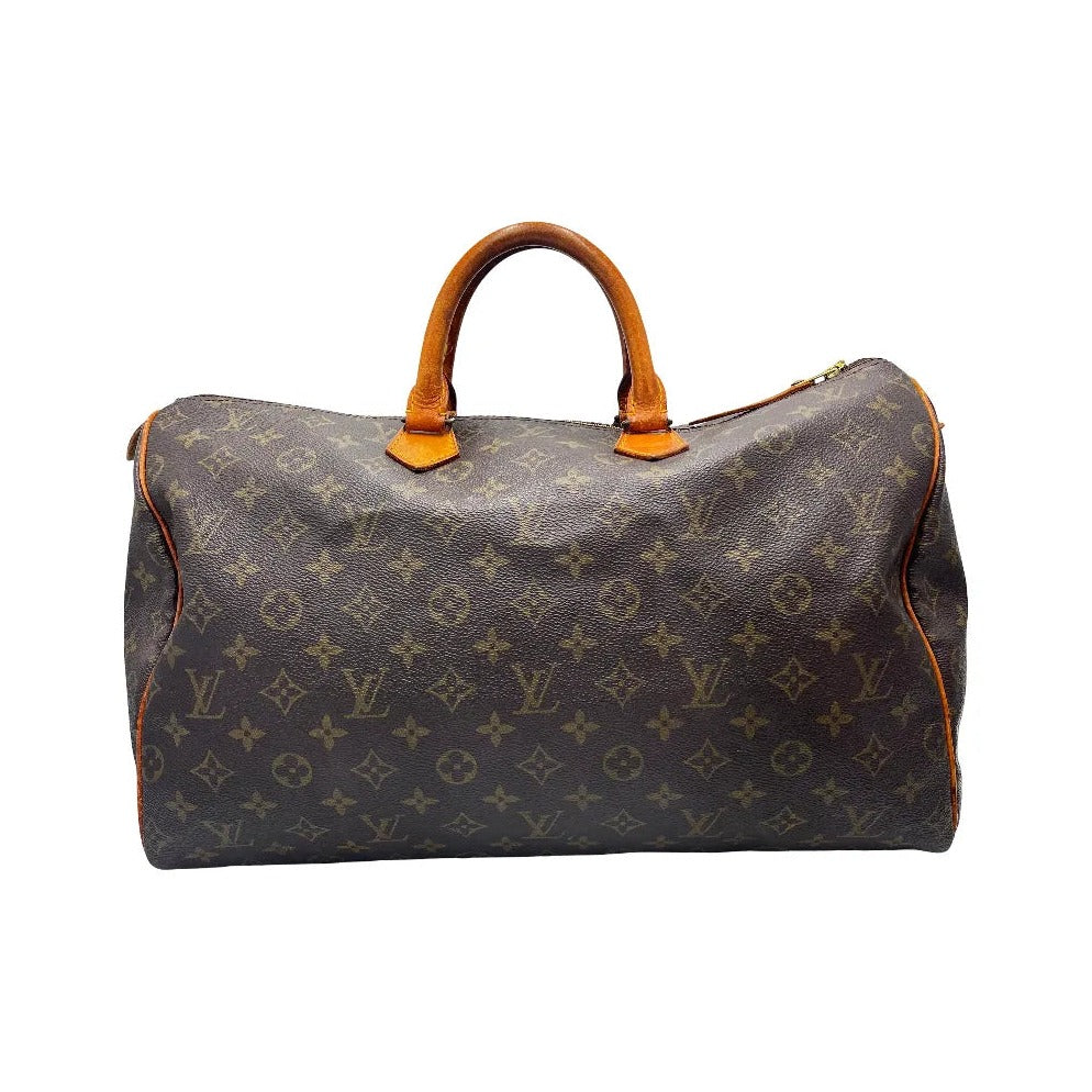 Louis Vuitton Speedy Monogram Canvas, Brown, Canvas, Handbag