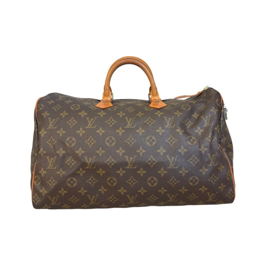 Louis Vuitton Speedy Monogram Canvas, Brown, Canvas, Handbag