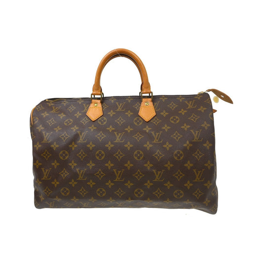 Louis Vuitton Speedy Monogram Canvas, Brown, Canvas, Handbag