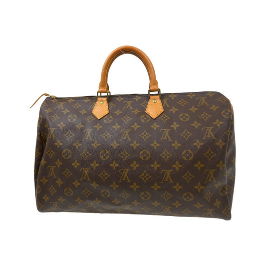 Louis Vuitton Speedy Monogram Canvas, Brown, Canvas, Handbag