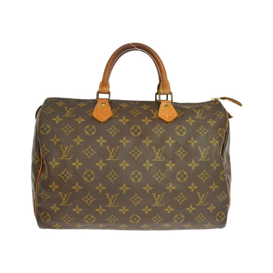 Louis Vuitton Speedy Monogram Canvas, Brown, Canvas, Handbag