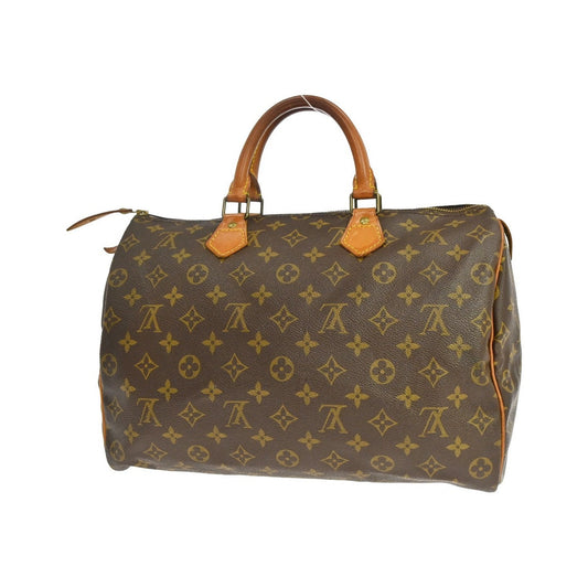 Louis Vuitton Speedy Monogram Canvas, Brown, Canvas, Handbag