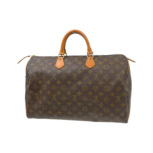 Louis Vuitton Speedy Monogram Canvas, Brown, Canvas, Handbag