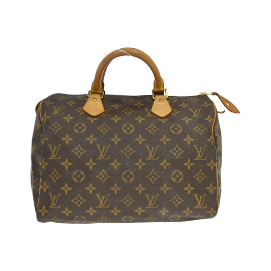 Louis Vuitton Speedy Monogram Canvas, Brown, Canvas, Handbag