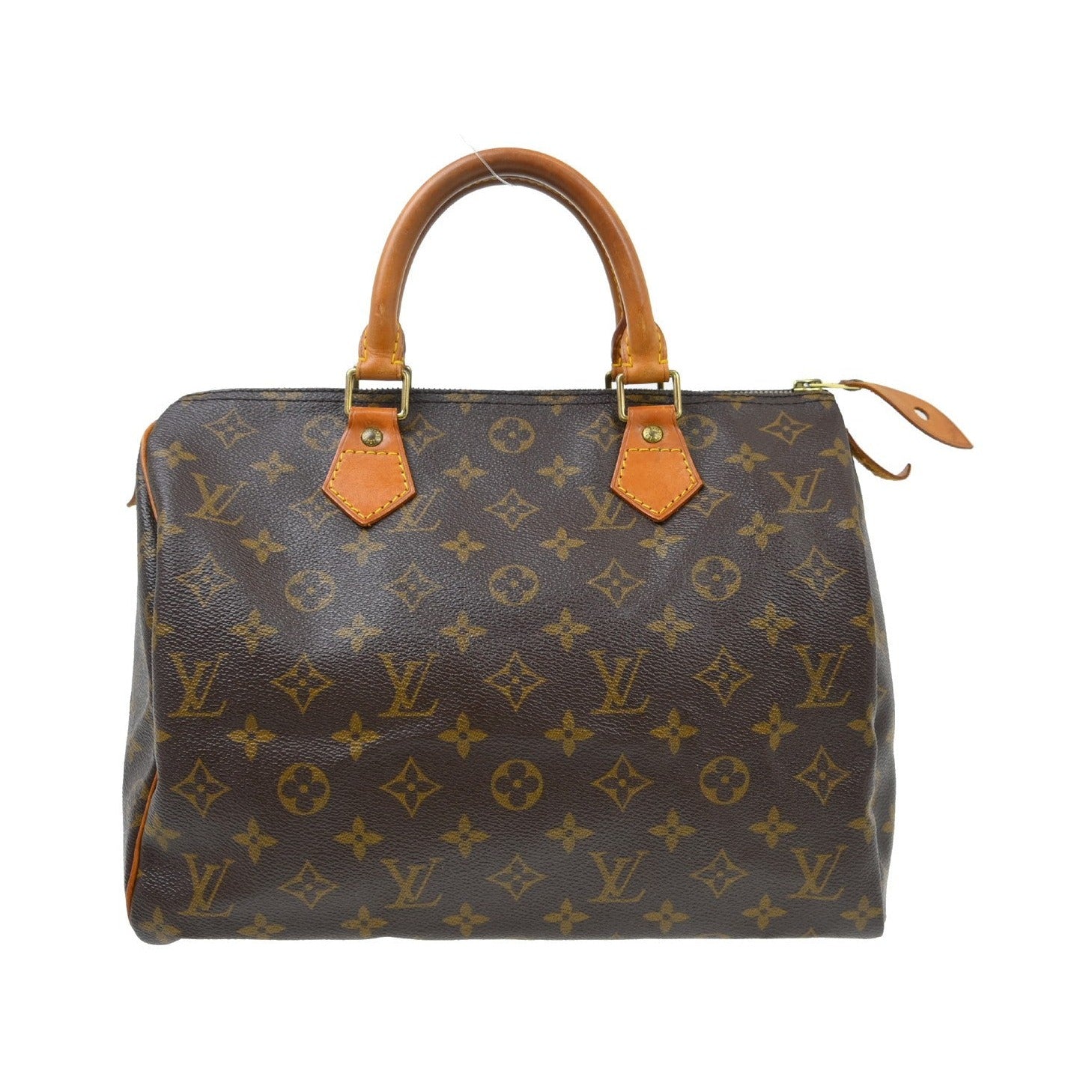 Louis Vuitton Speedy Monogram Canvas, Brown, Canvas, Handbag
