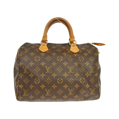 Louis Vuitton Speedy Monogram Canvas, Brown, Canvas, Handbag
