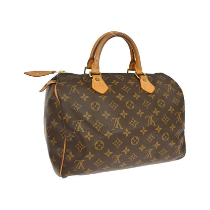 Louis Vuitton Speedy Monogram Canvas, Brown, Canvas, Handbag