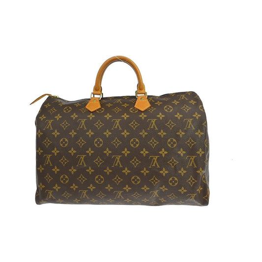 Louis Vuitton Speedy Monogram Canvas, Brown, Canvas, Handbag