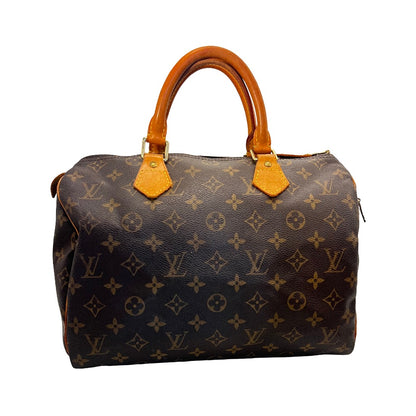 Louis Vuitton Speedy Monogram Canvas, Brown, Canvas, Handbag