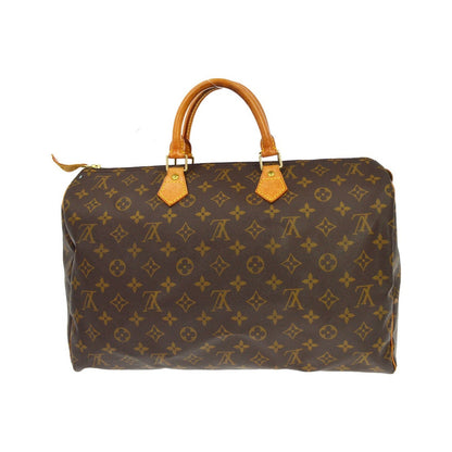 Louis Vuitton Speedy Monogram Canvas, Brown, Canvas, Handbag
