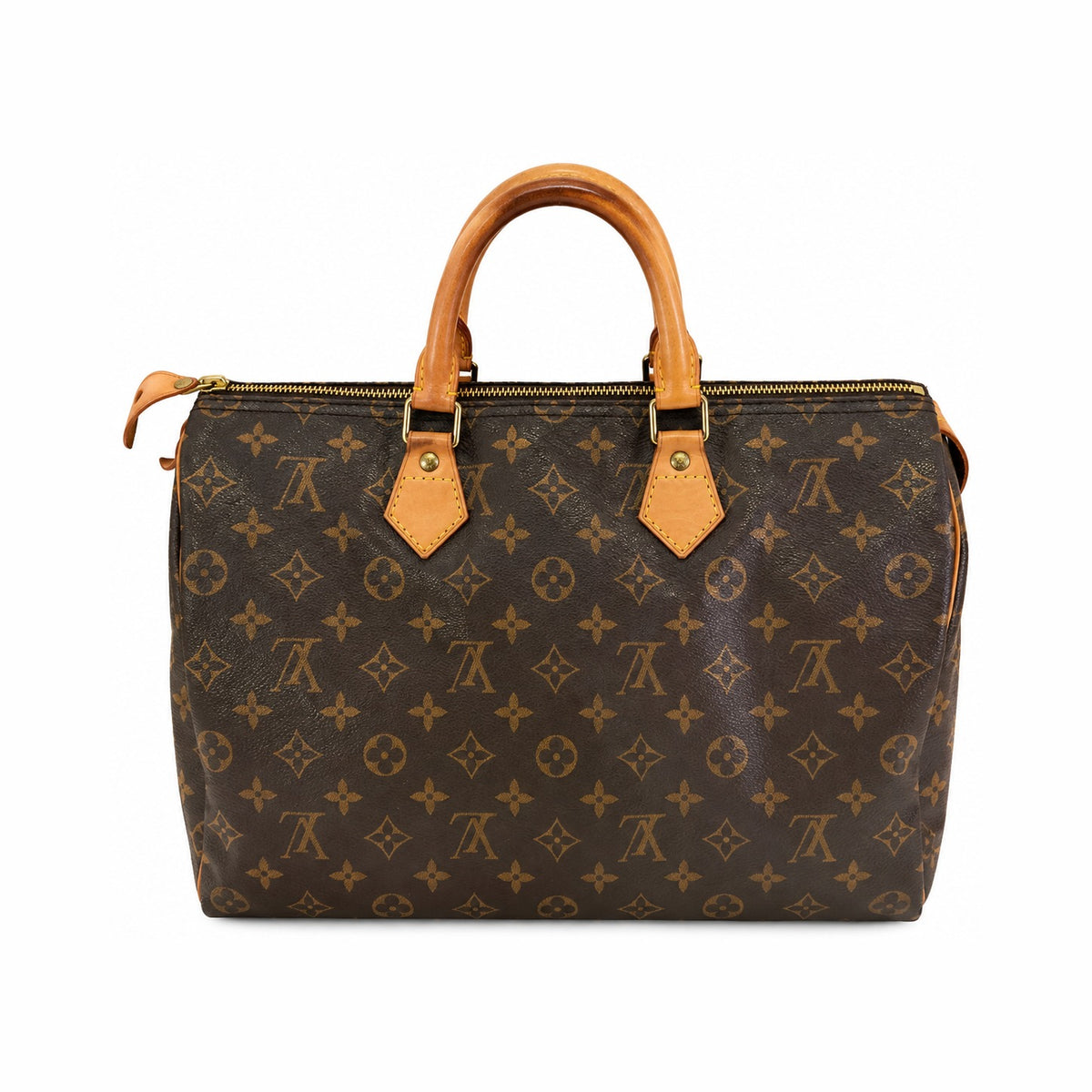 Louis Vuitton Speedy Monogram Canvas, Brown, Canvas, Handbag