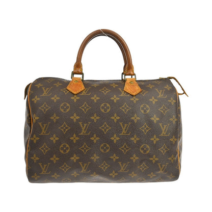 Louis Vuitton Speedy Monogram Canvas, Brown, Canvas, Handbag