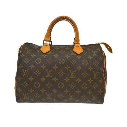 Louis Vuitton Speedy Monogram Canvas, Brown, Canvas, Handbag