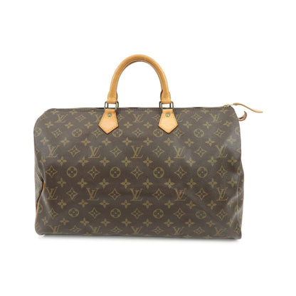 Louis Vuitton Speedy Monogram Canvas, Brown, Canvas, Handbag