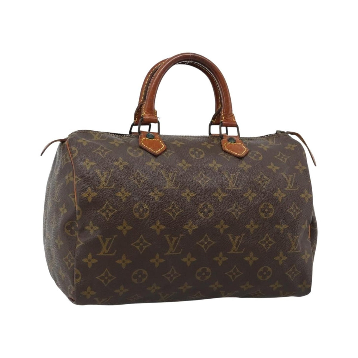 Louis Vuitton Speedy Monogram Canvas, Brown, Canvas, Handbag