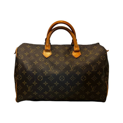 Louis Vuitton Speedy Monogram Canvas, Brown, Canvas, Handbag