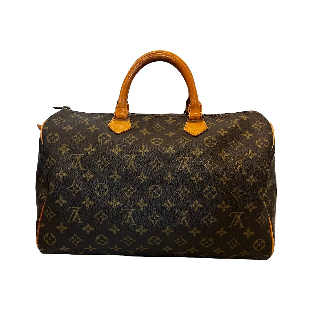 Louis Vuitton Speedy Monogram Canvas, Brown, Canvas, Handbag