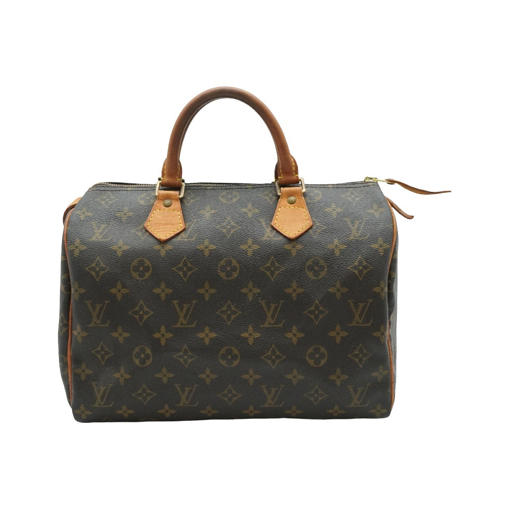 Louis Vuitton Speedy Monogram Canvas, Brown, Canvas, Handbag