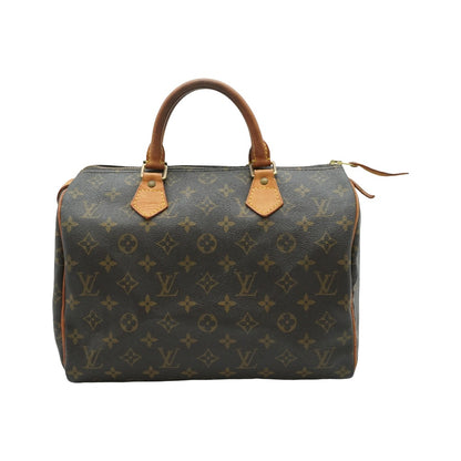 Louis Vuitton Speedy Monogram Canvas, Brown, Canvas, Handbag