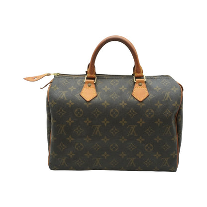 Louis Vuitton Speedy Monogram Canvas, Brown, Canvas, Handbag