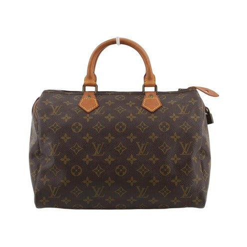 Louis Vuitton Speedy Monogram Canvas, Brown, Canvas, Handbag