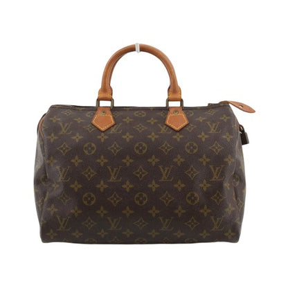 Louis Vuitton Speedy Monogram Canvas, Brown, Canvas, Handbag