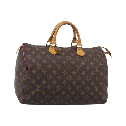 Louis Vuitton Speedy Monogram Canvas, Brown, Canvas, Handbag