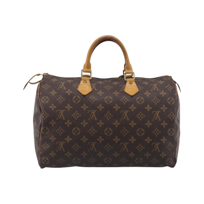 Louis Vuitton Speedy Monogram Canvas, Brown, Canvas, Handbag