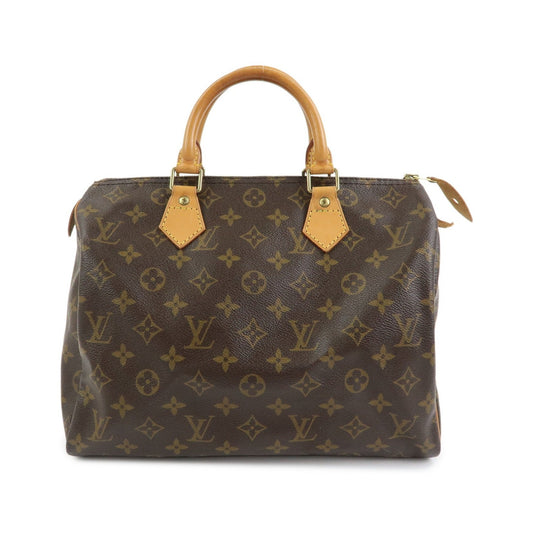 Louis Vuitton Speedy Monogram Canvas, Brown, Canvas, Handbag