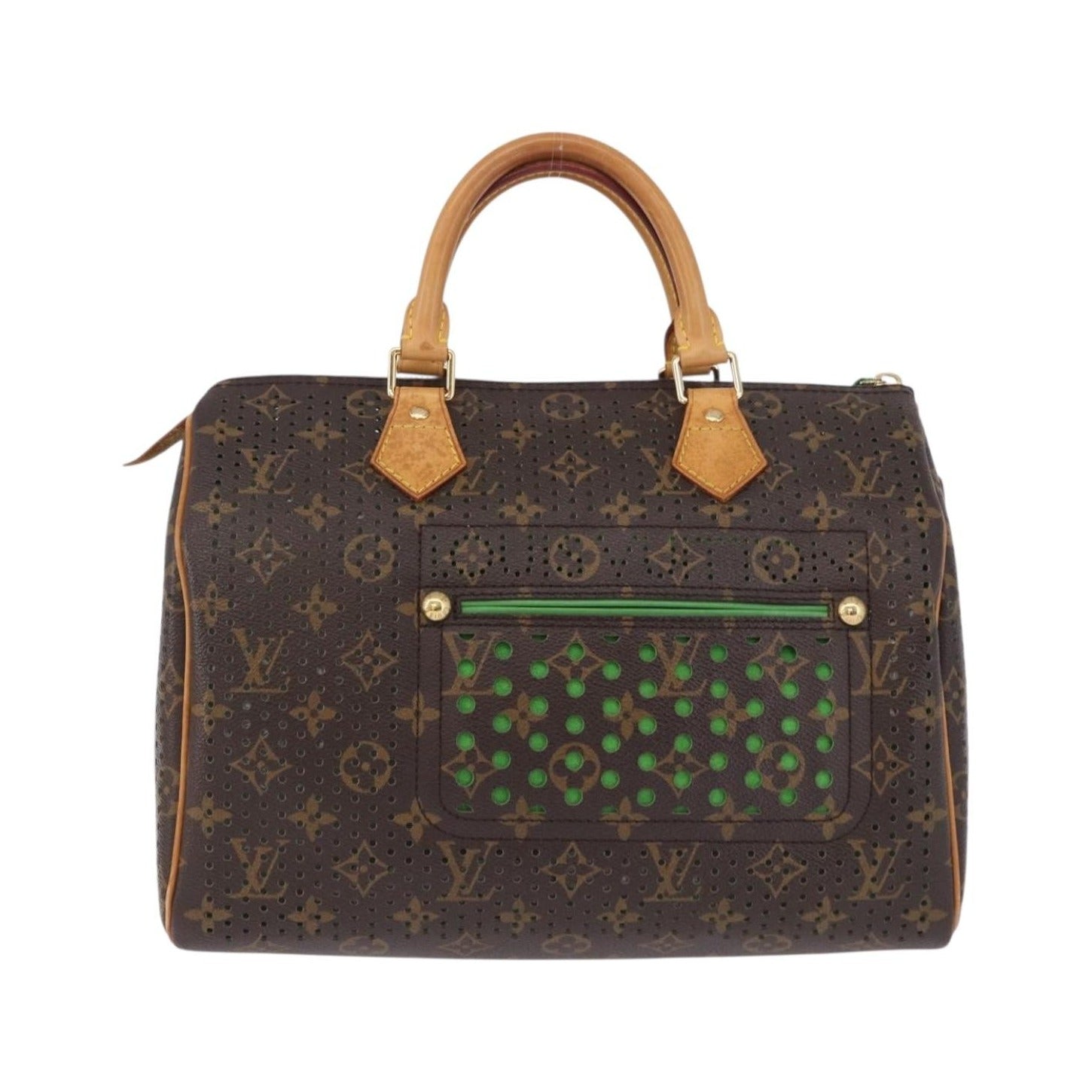 Louis Vuitton Speedy Perforated Monogram Canvas, Brown, Canvas, Handbag
