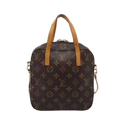 Louis Vuitton Spontini Monogram Canvas, Brown, Canvas, Handbag