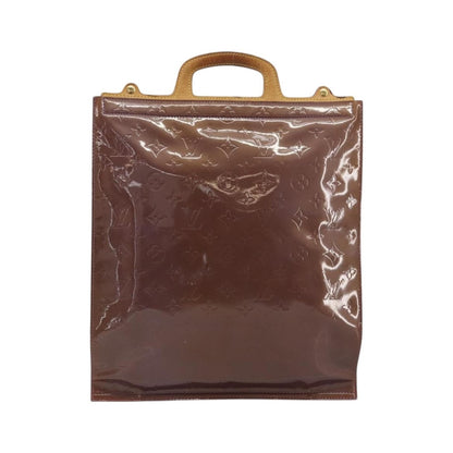Louis Vuitton Stanton Monogram Vernis, Purple, Patent Leather, Tote Bag