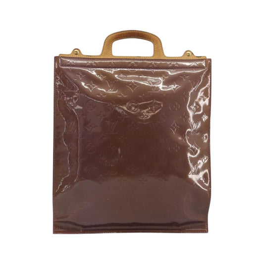 Louis Vuitton Stanton Monogram Vernis, Purple, Patent Leather, Tote Bag